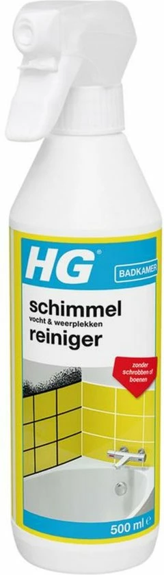 HG Schimmelreiniger - 500ml - De NR 1 Schimmelverwijderaar - Vernietigt De Hardnekkigste Schimmel - Geschikt Voor De Badkamer, Tegel-, Siliconenvoegen, Stucwerk 5 HG Schimmelreiniger - 500ml - De NR 1 Schimmelverwijderaar - Vernietigt De Hardnekkigste Schimmel - Geschikt Voor De Badkamer, Tegel-, Siliconenvoegen, Stucwerk - Afbeelding 5