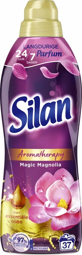 Silan Aroma Therapy Magic Magnolia Wasverzachter - 6 X 37 Wasbeurten - Voordeelverpakking 3 Silan Aroma Therapy Magic Magnolia Wasverzachter - 6 X 37 Wasbeurten - Voordeelverpakking - Afbeelding 3