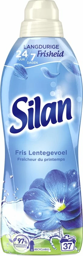 Silan Fris Lentegevoel Wasverzachter - 6 X 37 Wasbeurten - Voordeelverpakking 3 Silan Fris Lentegevoel Wasverzachter - 6 X 37 Wasbeurten - Voordeelverpakking - Afbeelding 3
