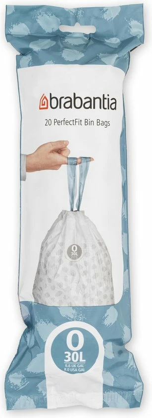 Brabantia PerfectFit Vuilniszakken - 30 L - Code O - 6 Rollen X 20 Stuks 4 Brabantia PerfectFit Vuilniszakken - 30 L - Code O - 6 Rollen X 20 Stuks - Afbeelding 4