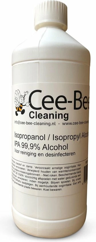 Cee-Bee-Cleaning Cee-Bee Isopropanol | Isopropyl | IPA 99.9% Alcohol | 1000 Ml 1 Cee-Bee-Cleaning Cee-Bee Isopropanol | Isopropyl | IPA 99.9% Alcohol | 1000 Ml