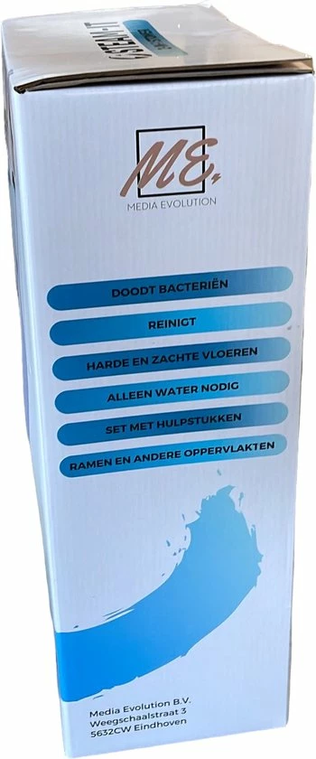 Media Evolution STEAM-IT 2 In 1 Stoomreiniger Én Handstomer - Met Opzetstukken Voor Alle Vloeren, Bank, Badkamer En Tapijt - Wit 14 Media Evolution STEAM-IT 2 In 1 Stoomreiniger Én Handstomer - Met Opzetstukken Voor Alle Vloeren, Bank, Badkamer En Tapijt - Wit - Afbeelding 14