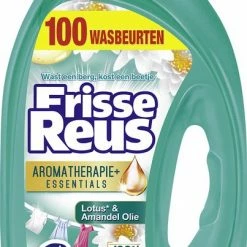 Frisse Reus Lotus Amandel Gel Vloeibaar Wasmiddel - Witte Was - Voordeelverpakking - 100 Wasbeurten