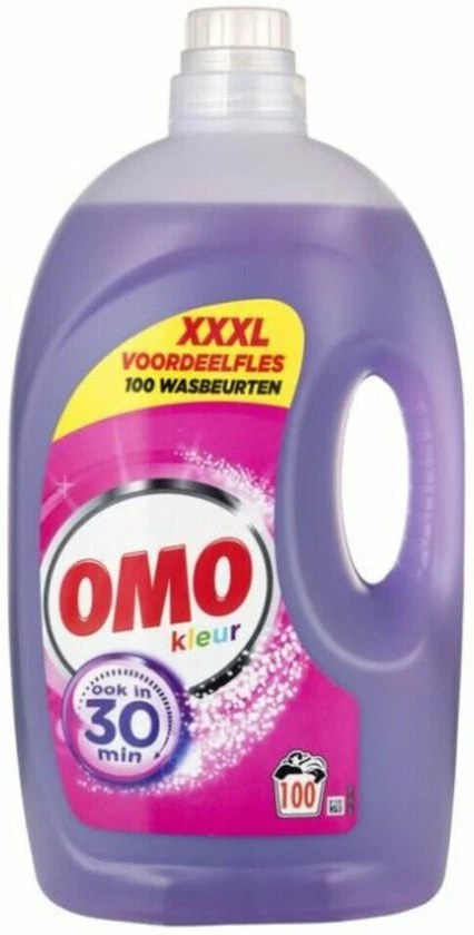Omo Vloeibaar Wasmiddel Kleur - 100 Wasbeurten - Grootverpakking 10 Omo Vloeibaar Wasmiddel Kleur - 100 Wasbeurten - Grootverpakking - Afbeelding 10
