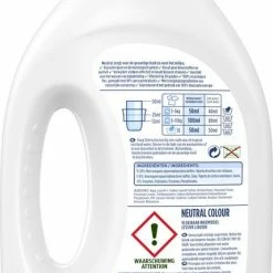 Neutral Kleur Vloeibaar Wasmiddel - 3 X 20 Wasbeurten - Voordeelverpakking 11 Neutral Kleur Vloeibaar Wasmiddel - 3 X 20 Wasbeurten - Voordeelverpakking -SolisVac Plus Shop 429x840