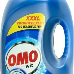 Omo Vloeibaar Wasmiddel Wit - 100 Wasbeurten - Grootverpakking
