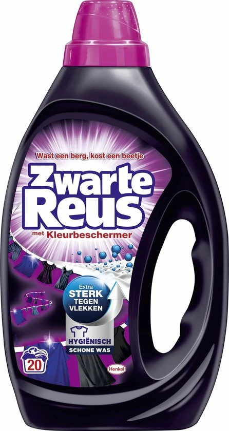 Zwarte Reus Gel Vloeibaar Wasmiddel - Witte Reus - Zwarte Was - Voordeelverpakking - 120 Wasbeurten 2 Zwarte Reus Gel Vloeibaar Wasmiddel - Witte Reus - Zwarte Was - Voordeelverpakking - 120 Wasbeurten - Afbeelding 2
