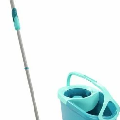 Leifheit Clean Twist Disc Mop Ergo - Dweil Set Compleet Systeem Met Wieltjes - 6 Liter -SolisVac Plus Shop 478x840