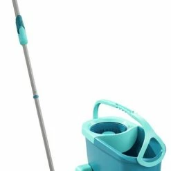 Leifheit Clean Twist Disc Mop Ergo - Dweil Set Compleet Systeem Met Wieltjes - 6 Liter