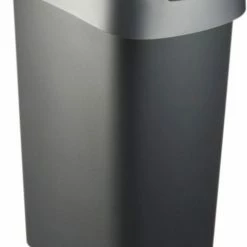 Rotho Twist Prullenbak- 50L - 60,2cm - Met Kanteldeksel - Zilver/Zwart 20 Rotho Twist Prullenbak- 50L - 60,2cm - Met Kanteldeksel - Zilver/Zwart -SolisVac Plus Shop 513x840 1
