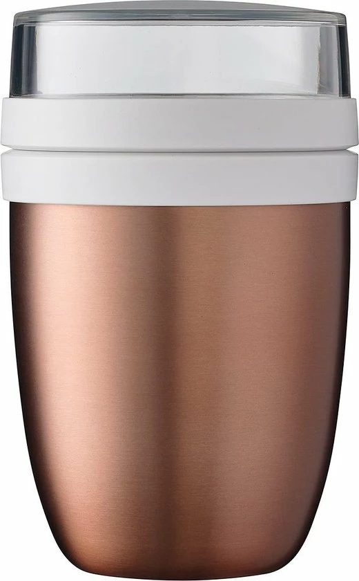 Mepal – Isoleer Lunchpot Ellipse – Houdt Je Eten 6-8 Uur Warm En 12 Uur Koud – Rose Gold – 2 Compartimenten – Soep Beker To Go – Yoghurt Beker Muesli - Thermos Lunchbox 1 Mepal – Isoleer Lunchpot Ellipse – Houdt Je Eten 6-8 Uur Warm En 12 Uur Koud – Rose Gold – 2 Compartimenten – Soep Beker To Go – Yoghurt Beker Muesli - Thermos Lunchbox