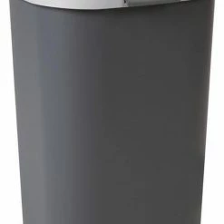 Curver Mistral Flat Prullenbak - 50L - Antraciet - Recycled Kunststof