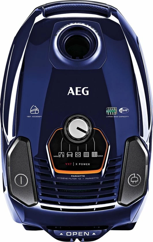 AEG VX7-2-DB - Stofzuiger Met Zak - Stofzuiger Met Stofzak - Stofzuigers - Blauw 3 AEG VX7-2-DB - Stofzuiger Met Zak - Stofzuiger Met Stofzak - Stofzuigers - Blauw - Afbeelding 3