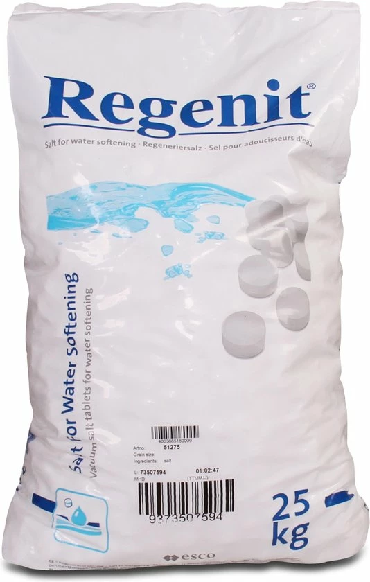 Esco Regenit Onthardingszout Tabletten 25 Kilo Levering 1 Esco Regenit Onthardingszout Tabletten 25 Kilo Levering