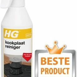 HG Kookplaatreiniger - 500ml - Streeploos Vetvrij - Dagelijks Gebruik - Geschikt Voor Alle Kookplaten