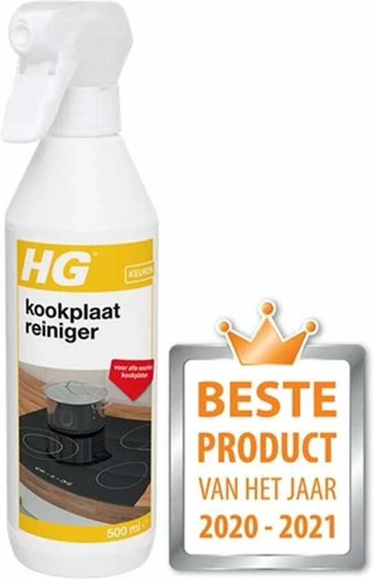 HG Kookplaatreiniger - 500ml - Streeploos Vetvrij - Dagelijks Gebruik - Geschikt Voor Alle Kookplaten 1 HG Kookplaatreiniger - 500ml - Streeploos Vetvrij - Dagelijks Gebruik - Geschikt Voor Alle Kookplaten