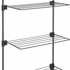 Tomado - Metaltex Tomado Metaltex Gale Droogrek - 11m Drooglengte - Voor Deur - Zwart