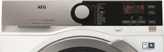 AEG T8DE86ES - 8000 Serie - AbsoluteCare - Warmtepompdroger 6 AEG T8DE86ES - 8000 Serie - AbsoluteCare - Warmtepompdroger - Afbeelding 6