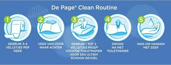 Page Toiletpapier - 48 Rollen - Compleet Schoon Wc Papier - Voordeelverpakking 4 Page Toiletpapier - 48 Rollen - Compleet Schoon Wc Papier - Voordeelverpakking - Afbeelding 4