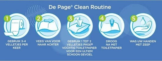 Page Toiletpapier - 96 Rollen - Compleet Schoon Wc Papier - Voordeelverpakking 6 Page Toiletpapier - 96 Rollen - Compleet Schoon Wc Papier - Voordeelverpakking - Afbeelding 6