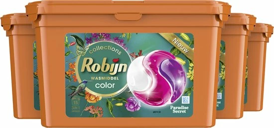 Robijn Paradise Secret 3 In 1 Wascapsules - 4 X 15 Wasbeurten - Voordeelverpakking 3 Robijn Paradise Secret 3 In 1 Wascapsules - 4 X 15 Wasbeurten - Voordeelverpakking - Afbeelding 3