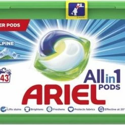 Ariel All In 1 Wasmiddel Pods Alpine - 3x43 Wasbeurten - Voordeelverpakking 32 Ariel All In 1 Wasmiddel Pods Alpine - 3x43 Wasbeurten - Voordeelverpakking -SolisVac Plus Shop 550x295 1