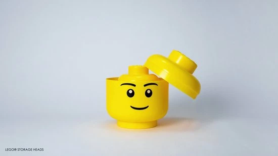 Opbergbox Iconic Hoofd Boy 24 Cm, Geel - LEGO 2 Opbergbox Iconic Hoofd Boy 24 Cm, Geel - LEGO - Afbeelding 2