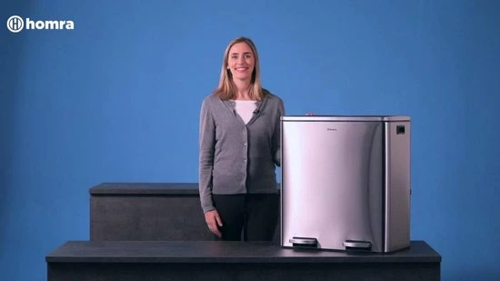 Duo Prullenbak 60 Liter Homra Quickx - 2-vaks Afvalscheidings Pedaalemmer Van Homra – 60 Liter (2x30 L) Vuilbak – Zwarte Afvalemmer Met 2 Vakken - RVS - Vuilnisbak Keuken - Hygiënisch Afval Scheiden - Zwart - Pedaal Prullenbak - Vuilnisemmer 2 Duo Prullenbak 60 Liter Homra Quickx - 2-vaks Afvalscheidings Pedaalemmer Van Homra – 60 Liter (2x30 L) Vuilbak – Zwarte Afvalemmer Met 2 Vakken - RVS - Vuilnisbak Keuken - Hygiënisch Afval Scheiden - Zwart - Pedaal Prullenbak - Vuilnisemmer - Afbeelding 2