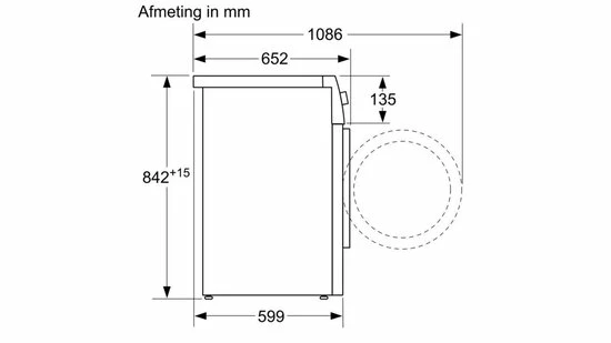 Bosch WTR88T00NL - Serie 6 - Warmtepompdroger 10 Bosch WTR88T00NL - Serie 6 - Warmtepompdroger - Afbeelding 10