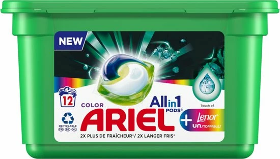 6x Ariel All-in-1 Pods+ Wasmiddelcapsules Lenor Unstoppables 12 Stuks 1 6x Ariel All-in-1 Pods+ Wasmiddelcapsules Lenor Unstoppables 12 Stuks