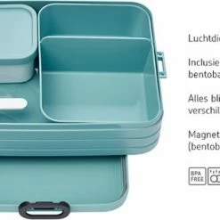 Mepal – Bento Lunchbox Take A Break Large- Inclusief Bento Box – Nordic Denim – Lunchbox Voor Volwassenen -SolisVac Plus Shop 550x315 3