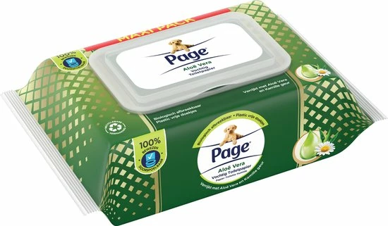 Page Vochtig Toiletpapier - 6 X 74 Stuks - Aloë Vera Maxi Vochtig Wc Papier - Voordeelverpakking 2 Page Vochtig Toiletpapier - 6 X 74 Stuks - Aloë Vera Maxi Vochtig Wc Papier - Voordeelverpakking - Afbeelding 2