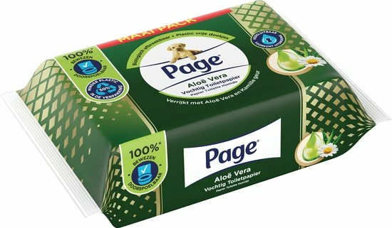 Page Vochtig Toiletpapier - 6 X 74 Stuks - Aloë Vera Maxi Vochtig Wc Papier - Voordeelverpakking 4 Page Vochtig Toiletpapier - 6 X 74 Stuks - Aloë Vera Maxi Vochtig Wc Papier - Voordeelverpakking - Afbeelding 4