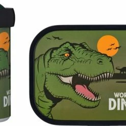 Mepal – Lunchset Campus (sb + Lb) – Schoolbeker En Broodtrommel Voor Kinderen – Dino – Bento Box - Lekvrij