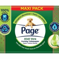 Page Vochtig Toiletpapier - 6 X 74 Stuks - Aloë Vera Maxi Vochtig Wc Papier - Voordeelverpakking 17 Page Vochtig Toiletpapier - 6 X 74 Stuks - Aloë Vera Maxi Vochtig Wc Papier - Voordeelverpakking -SolisVac Plus Shop 550x350 3