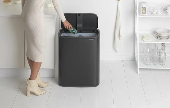 Brabantia Bo Touch Bin Prullenbak - 60 L - Matt Black 11 Brabantia Bo Touch Bin Prullenbak - 60 L - Matt Black - Afbeelding 11