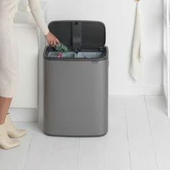 Brabantia Bo Touch Bin Prullenbak - 2 X 30 L - Platinum 31 Brabantia Bo Touch Bin Prullenbak - 2 X 30 L - Platinum -SolisVac Plus Shop 550x351 7