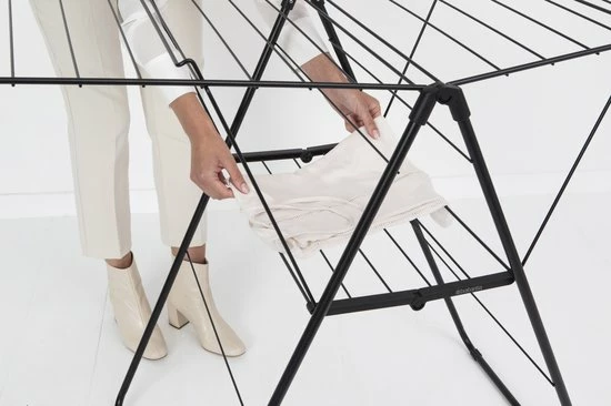 Brabantia HangOn Droogrek Inklapbaar - 25 Meter - Matt Black 13 Brabantia HangOn Droogrek Inklapbaar - 25 Meter - Matt Black - Afbeelding 13