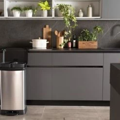 Curver Deco Bin Duo Prullenbak - Rechthoekig - 23L + 23L - Zilver Metallic 23 Curver Deco Bin Duo Prullenbak - Rechthoekig - 23L + 23L - Zilver Metallic -SolisVac Plus Shop 550x366 118