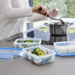 Tefal MasterSeal Fresh Mealprep Set - 5 X 800ml - Blauw -SolisVac Plus Shop 550x366 151