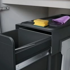 Hailo Tandem - Inbouw Prullenbak - 2x 14 Liter Inhoud - 25,1 X 40 X 49 Cm - Met 2 Compartimenten - Zwart 16 Hailo Tandem - Inbouw Prullenbak - 2x 14 Liter Inhoud - 25,1 X 40 X 49 Cm - Met 2 Compartimenten - Zwart -SolisVac Plus Shop 550x366 229