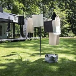 Brabantia Topspinner Droogmolen Met Grondanker - 50 M - Anthracite -SolisVac Plus Shop 550x366