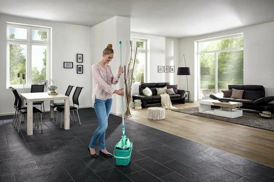 Leifheit Combi Clean Vloerwisser Xl - Compleet Systeem - Micro Duo - 42 Cm Wisbreedte 2 Leifheit Combi Clean Vloerwisser Xl - Compleet Systeem - Micro Duo - 42 Cm Wisbreedte - Afbeelding 2
