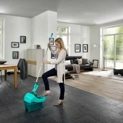 Leifheit Profi Vloerwisser Xl - Compleet Systeem Met Wieltjes Micro Duo - 42 Cm Wisbreedte -SolisVac Plus Shop 550x366 67