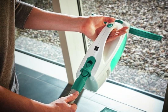 Leifheit Dry & Clean Ruitenreiniger Met Steel (43 Cm), Inwasser En Smalle Zuigmond (17 Cm) Click System 15 Leifheit Dry & Clean Ruitenreiniger Met Steel (43 Cm), Inwasser En Smalle Zuigmond (17 Cm) Click System - Afbeelding 15