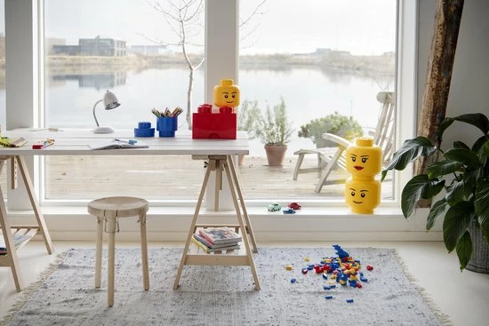 Opbergbox Iconic Hoofd Boy 24 Cm, Geel - LEGO 4 Opbergbox Iconic Hoofd Boy 24 Cm, Geel - LEGO - Afbeelding 4