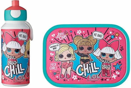Mepal – Lunchset Campus (pu + Lb) – Pop-up Drinkfles En Broodtrommel Voor Kinderen – LOL Suprise – Bento Box – Lekvrij 7 Mepal – Lunchset Campus (pu + Lb) – Pop-up Drinkfles En Broodtrommel Voor Kinderen – LOL Suprise – Bento Box – Lekvrij - Afbeelding 7