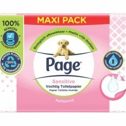 Page Vochtig Toiletpapier - 6 X 74 Stuks - Sensitive Maxi Vochtig Wc Papier - Voordeelverpakking 15 Page Vochtig Toiletpapier - 6 X 74 Stuks - Sensitive Maxi Vochtig Wc Papier - Voordeelverpakking -SolisVac Plus Shop 550x373 7