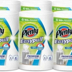 Plenty Easypull Premium Navulrol - 6 Stuks - Kwartaal Voorraad