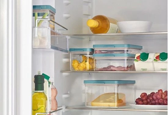 Mepal – Koelkastdoos Omnia Vleeswaren 3-laags – Nordic Green – Vleeswarendoos Koelkast – Vershoudbakjes – Makkelijk Stapelbaar – Houdt Vleeswaren Vers – Lucht En- Aromadicht 4 Mepal – Koelkastdoos Omnia Vleeswaren 3-laags – Nordic Green – Vleeswarendoos Koelkast – Vershoudbakjes – Makkelijk Stapelbaar – Houdt Vleeswaren Vers – Lucht En- Aromadicht - Afbeelding 4